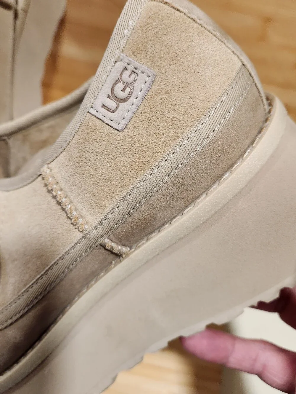 Ugg Cityfunc Women's Size 8.5 Tan Platform Shoes Neutral Casual